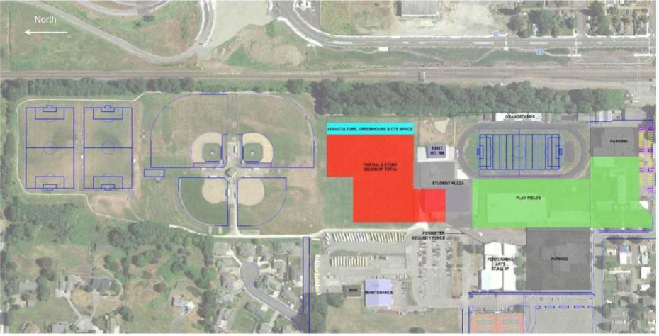 FHS Site plan w- N (1)